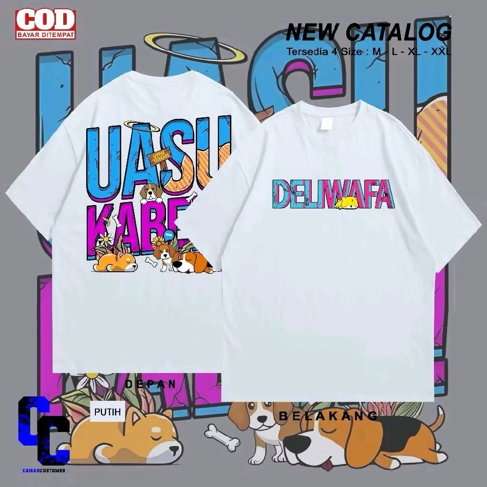 Kaos UASU KABEH//DELIWAFA// kaos distro pria dan wanita terbaru