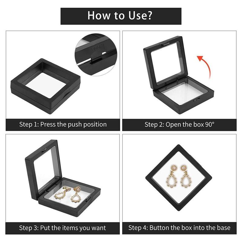 Product Introduction of Membrane 3D Display Suspended Frame Antioxidation Film Photo Case Black Box 29