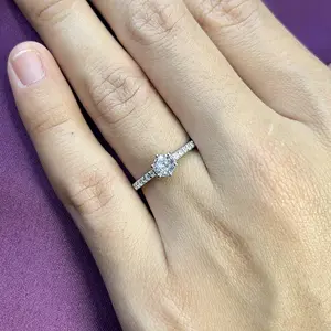 Cincin Perak 925 Wanita Elegan Mewah Anti Karat, Tidak Hitam, Luminara, Hadiah Spesial Wanita
