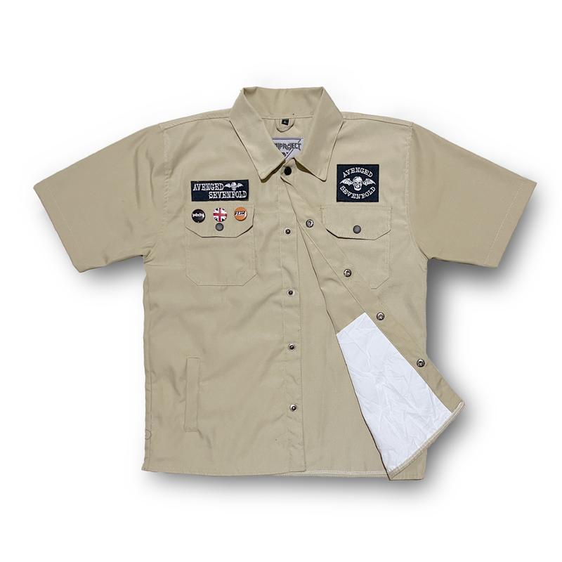 Product Introduction of FALPROJECT CASUAL AVG 032 work shirt pria kemeja kerja dengan 6 pocket 10