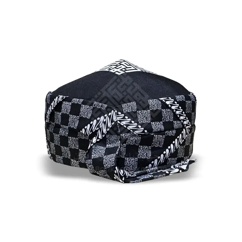 Peci Batik Jogokariyan Motif Logo Peci Batik Jogokariyan, Warna Hitam Exclusive, Bahan Adem, Motif Hitam Premium, Songkok Pria Dewasa & Anak-Anak, Peci Hitam Viral, Kopiah Muslim Keren Katun Kain Nyaman 3