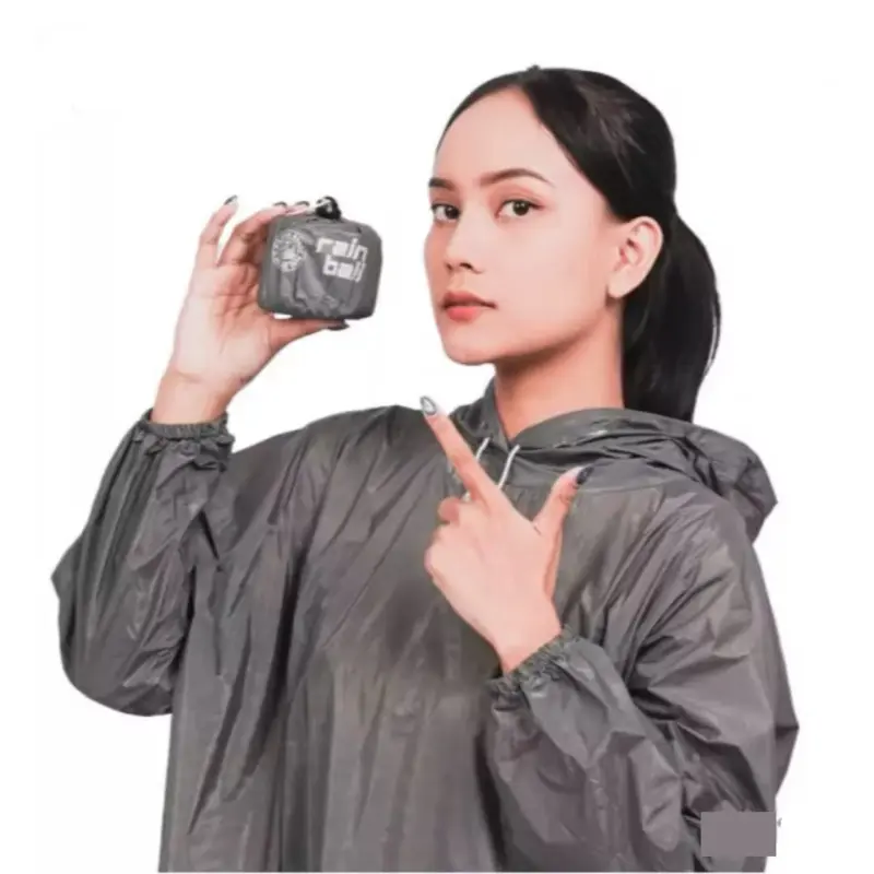 Jas Hujan Terusan Rainball Ponco Lengan Mini Traveling Elephant Poncho Brand Original Nyaman dipakai