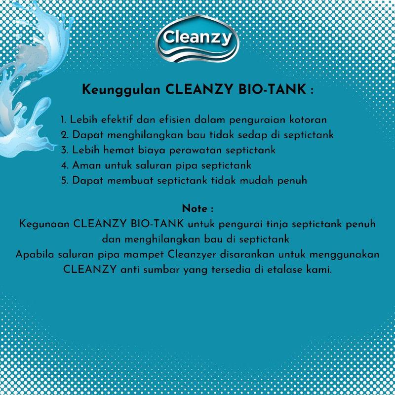 Product Introduction of Paket Combo 2 Botol Cleanzy Bio Tank Solusi Septictank Penuh dan Cleanzy Anti Sumbat Solusi Pipa Tersumbat saluran tersumbat 5