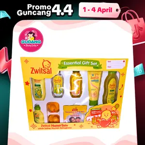 Zwitsal Natural Essential Gift Set Isi 6 Produk Gratis Booklet Perawatan Kulit Bayi & Rubber Duck