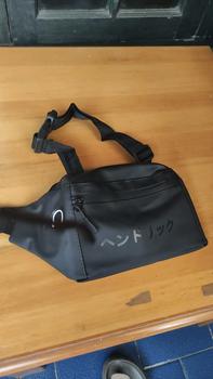 Product Review of Waistbag Casual , Tas Selempang & Bahu Premium Pria Bimo Waterproof - Sanji Original Hitam Slingbag Cowok from i**i 1**0 2