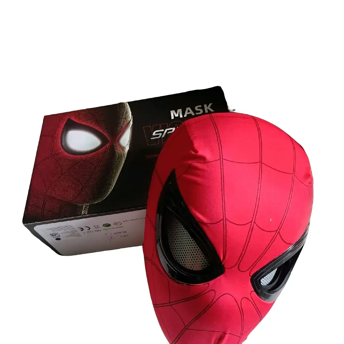 Mainan Topeng/Topeng Spiderman bisa kedap kedip/mainan topeng box