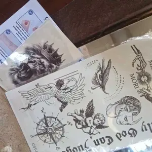 Cyber Tato Fruit Ink Heaven’s Judgement - Stiker Temporer, Anti Air, dan Tahan Hingga 15 Hari (Ukuran 18x11 cm)