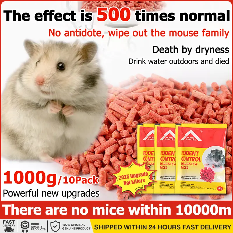 [rats die outside the house] 1000g racun tikus paling kuat 100% ...