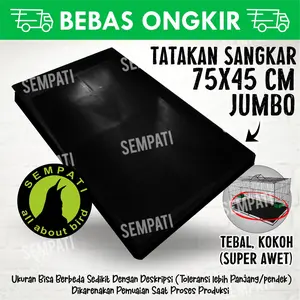 Sempati Tatakan Sangkar Kandang Hewan Umbaran 75 Cm X 45 Cm Alas Baki Nampan Plastik Loyang Lantai Alas Kandang Burung Kucing Kelinci Sugar Glider Size Large Jumbo