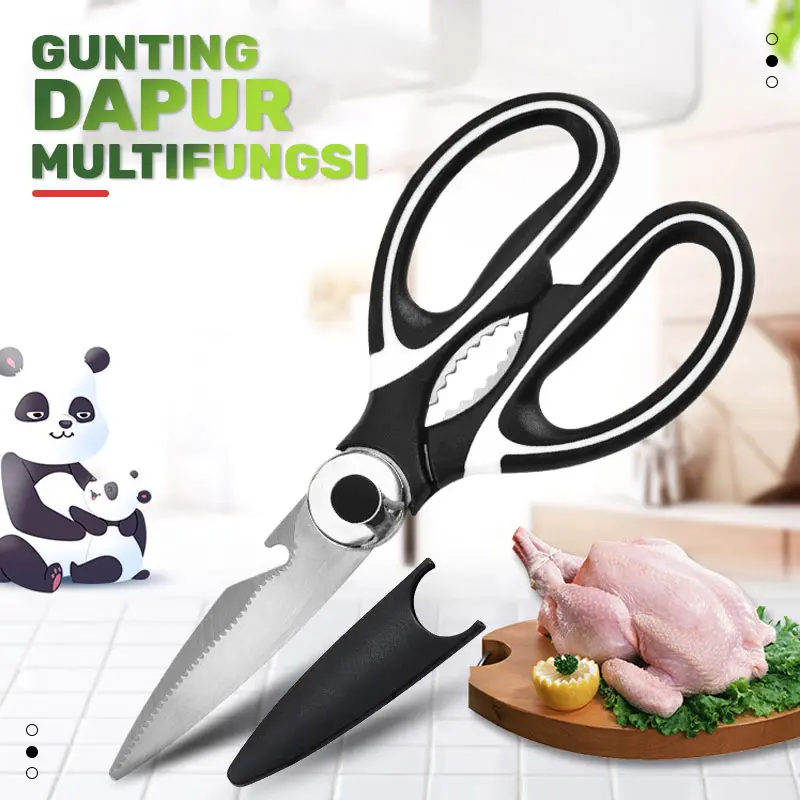 Gunting Dapur  Super Tajam Multi Fungsi / gunting dapur super tajam Gunting Besar Serbaguna Multifungsi