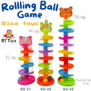MAINAN ROLLING BALL BERBAGAI UKURAN, BESAR, SEDANG, KECIL HARGA GROSIR TERMURAH Games Toys Anak-Anak Bola Bayi