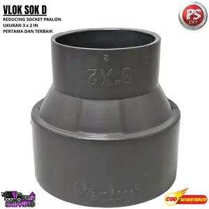 VLOK SOK PLOK SOK 3"X2"INCHI MEREK PRALON/V SOK SAMBUNGAN PIPA PVC 3"X2"INCHI