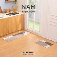 Gambar Dekoruma NAM Keset Nylon Set of 2 / Keset Karet 2 Set / Keset Rumah 2 Buah - Grey dari Dekoruma Official Store Kab. Bekasi 1 Tokopedia