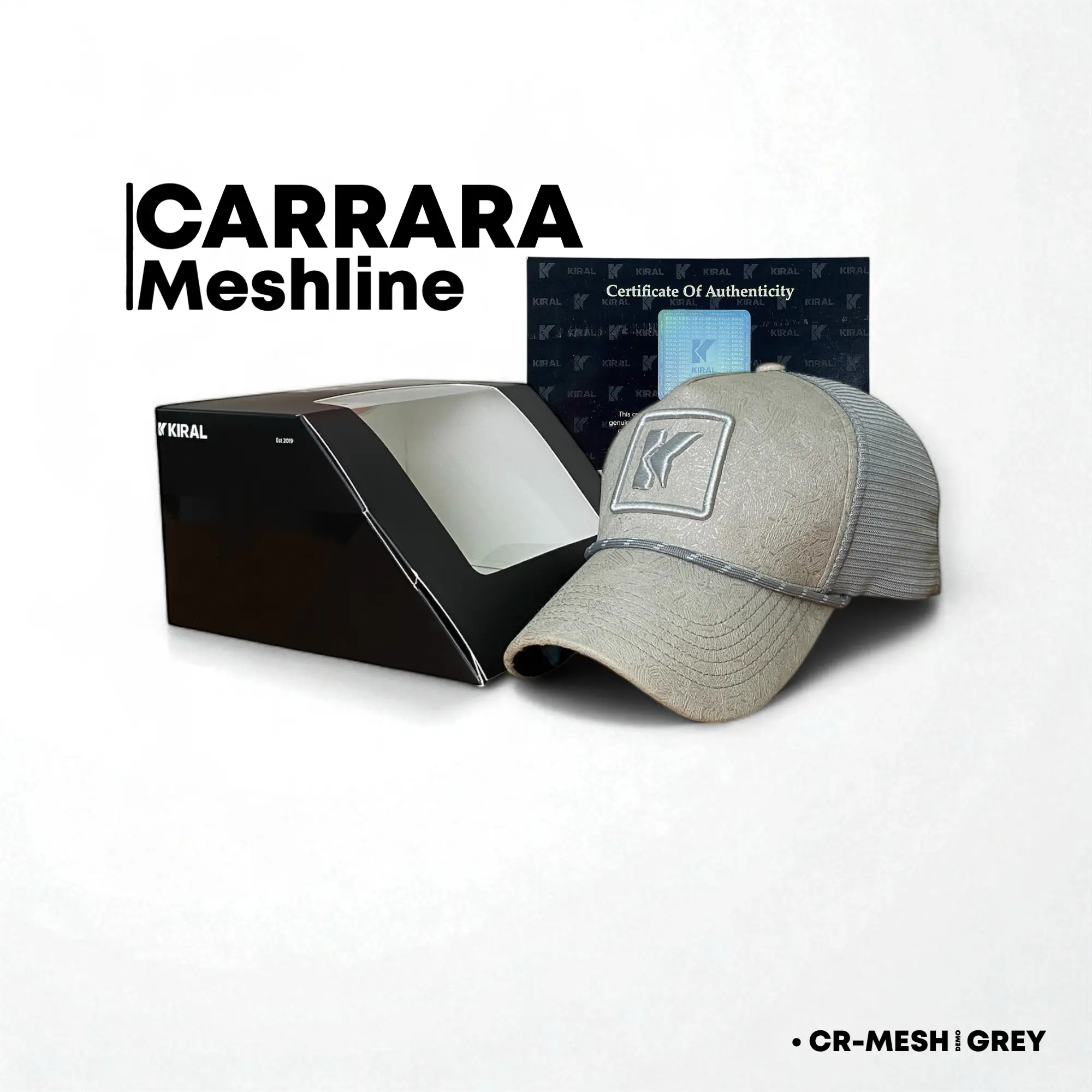 Mesh Carrara Grey