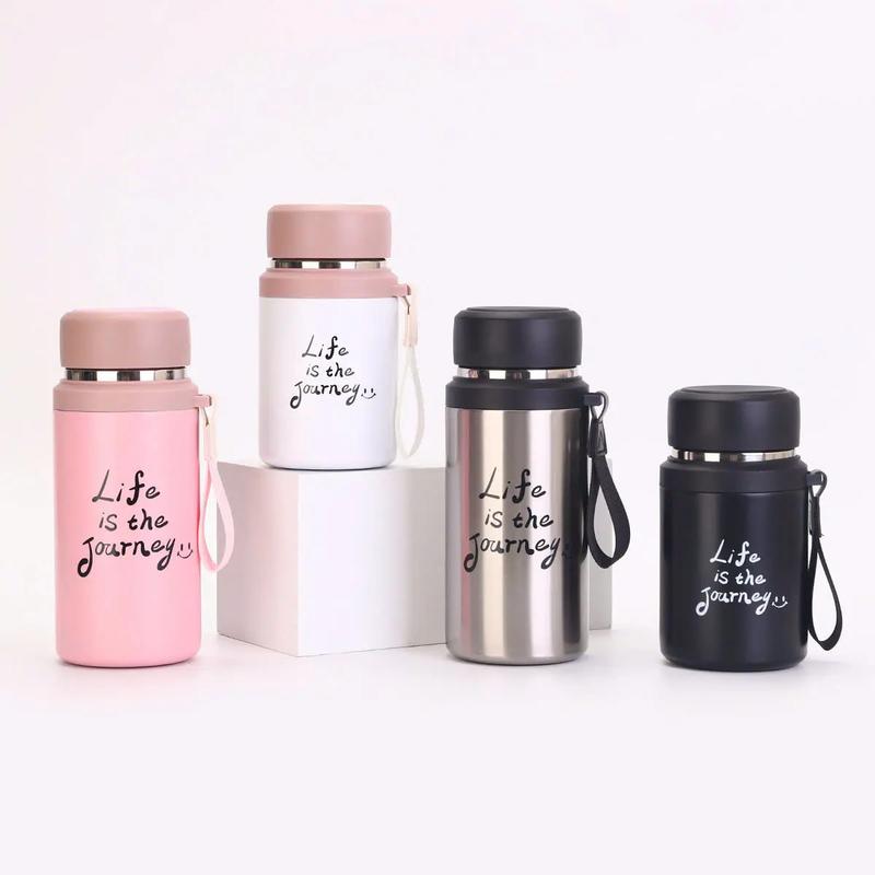 Bình Giữ Nhiệt Cao Cấp INOX SUS 316 Chữ “Life is the Journey” Miệng Rộng Dung…