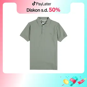 Russ Poloshirt Pria Pique Hemcoste Light Green ( Up To Big Size ) Basic Kaos Kerah Polo Bordir Pendek Casual Simple