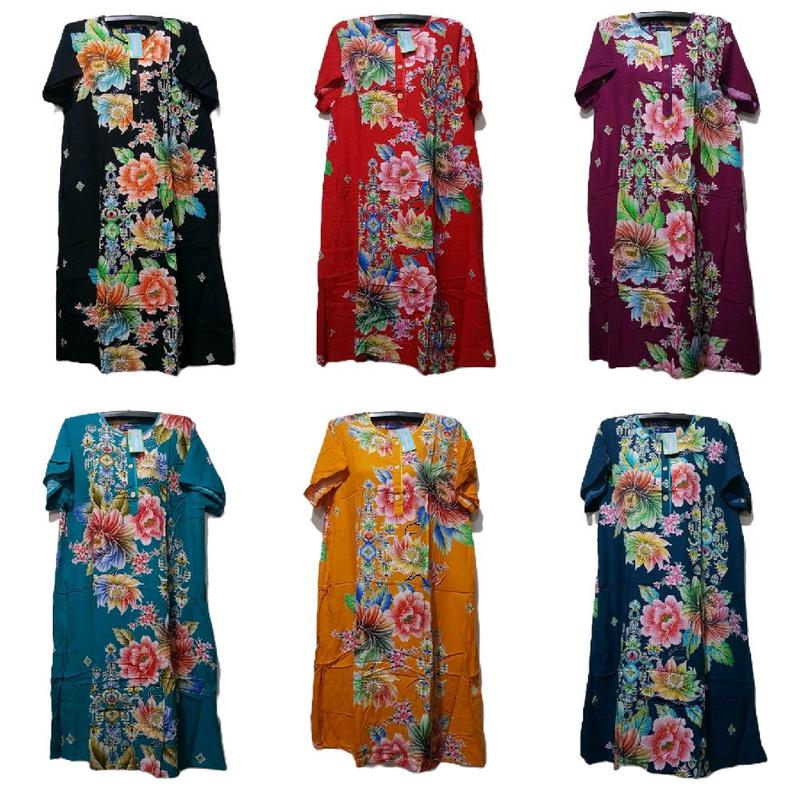 DASTER BATIK KODE 09 KENCANA UNGU LABEL BIRU 6