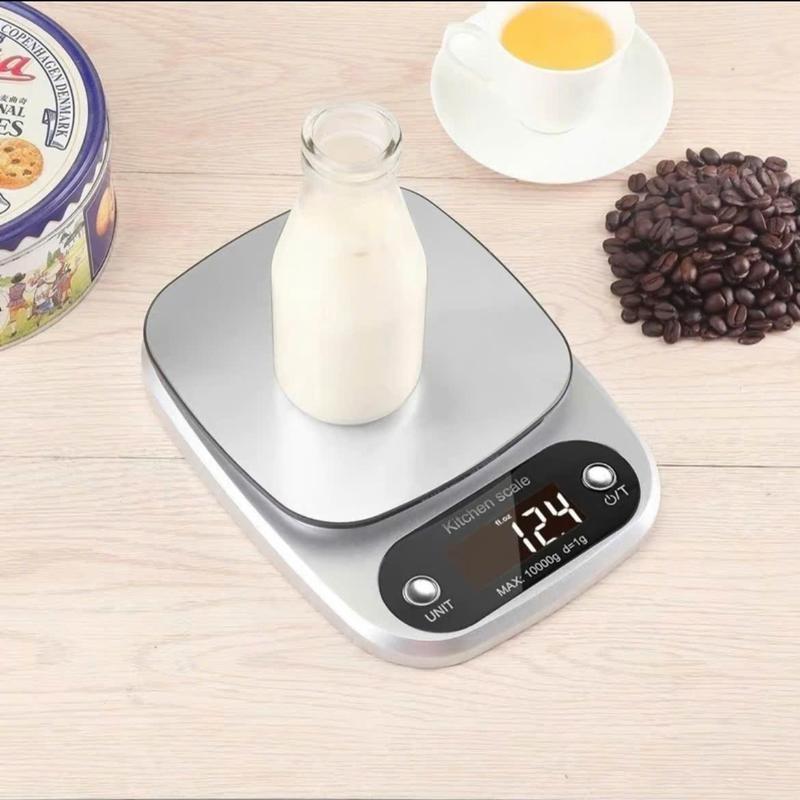 Cân Tiểu Li, Cân Điện Tử Nhà Bếp Mini Đinh Lượng 1g-10kg , Có Độ Chính Xác Cao, Có Tính Năng Trừ Bì , Tặng Kèm 2 Cục Pin 2