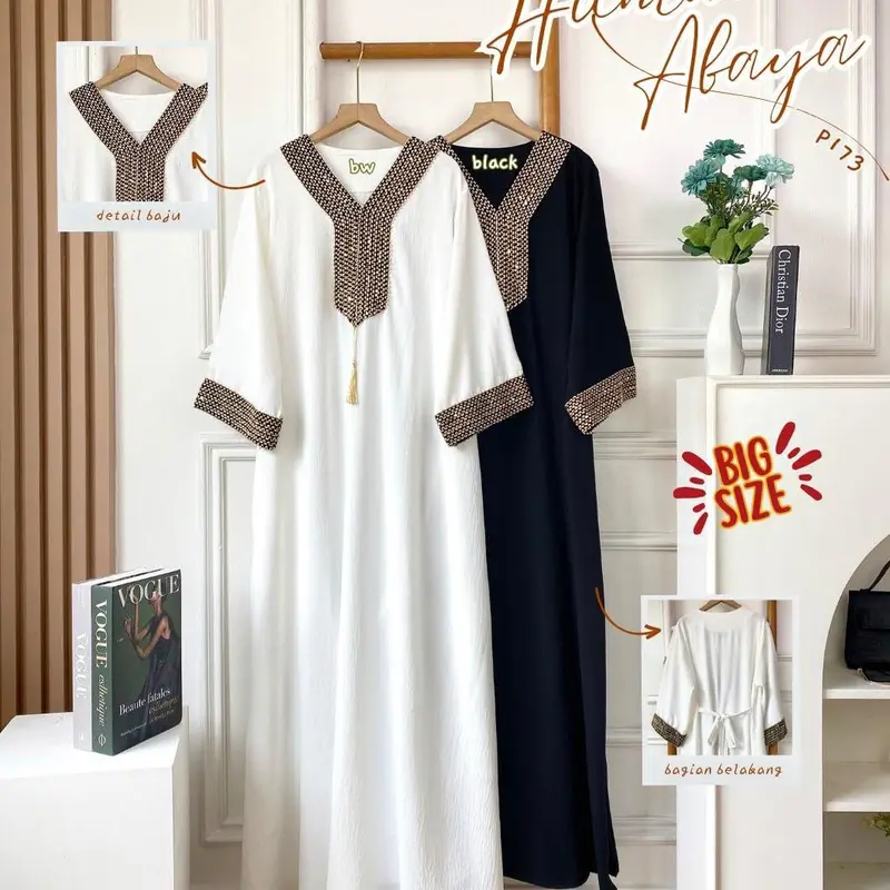 Humaira Abaya | Gamis Lebaran Elegant Mewah 4