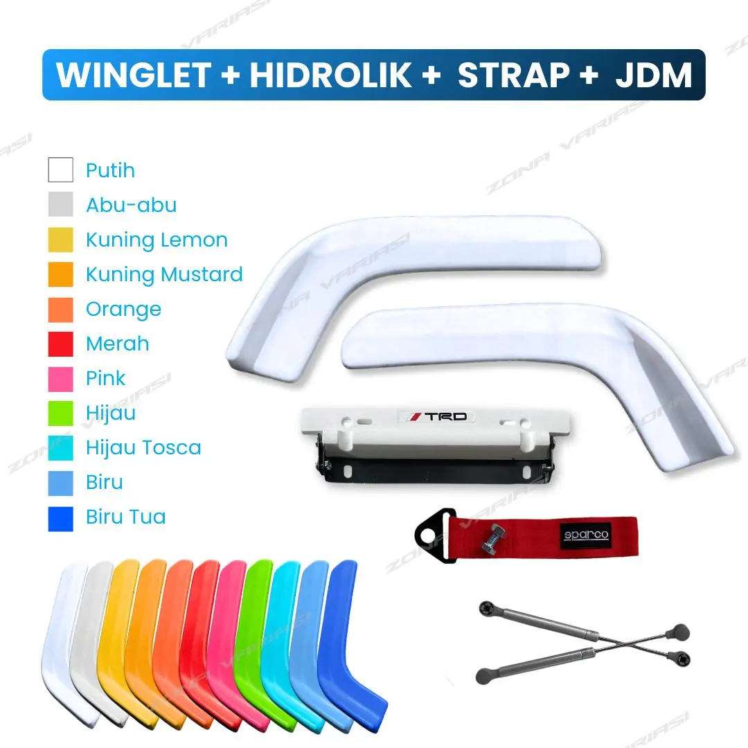 Paket 3 (Winglet+Hidrolik+Strap+JDM)