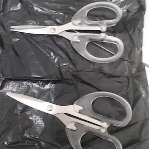 Gunting Stainless Estetik Transparan Gunting Kertas Multipurpose Scissors Scrapbook ATK3015
