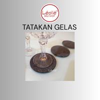 Gambar Leolle Bali Tatakan Gelas & Tempat Lilin Batu Alam Peralatan Makan Estetik | Coaster Batu Kerajinan Tangan Minimalis Dekorasi Meja Makan & Kafe | Awet Tahan Panas Alami | Cocok Hadiah Gift | Natural Stone Coaster & Candle Holder Premium Handmade Quality - Hitam dari Leolle Bali Kota Denpasar 1 Tokopedia