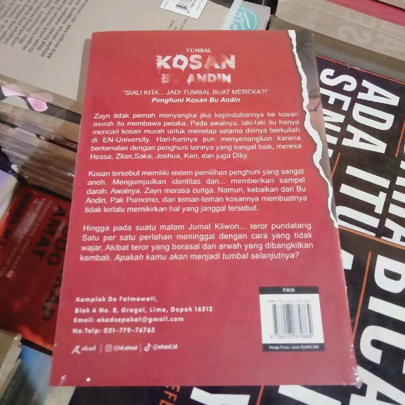 Novel Horror TUMBAL KOSAN BU ANDIN based on viral tiktok horror story 2