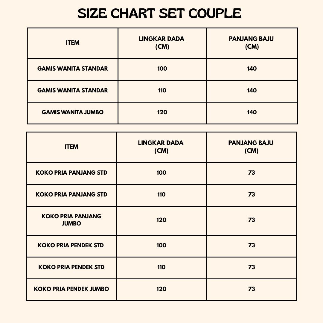 AVR Nazwa Set Couple Bahan Printing x Sabrina Non Payet Keluarga Motif Busui Friendly Muslim