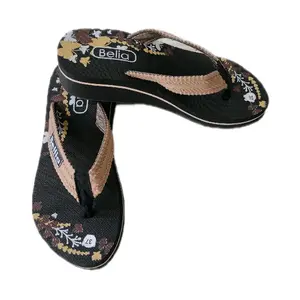 Sandal wegdes Sandal jepit belia Sandal wanita Sandal empuk Cewek Shoes Karet