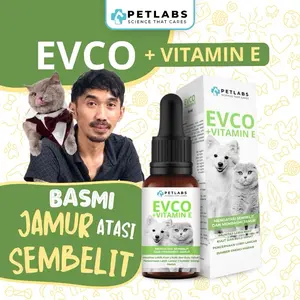 PETLABS Pawtners EVCO + Vitamin E Mengatasi Jamur Dan Membasmi Sembelit Susah Pup 20ml