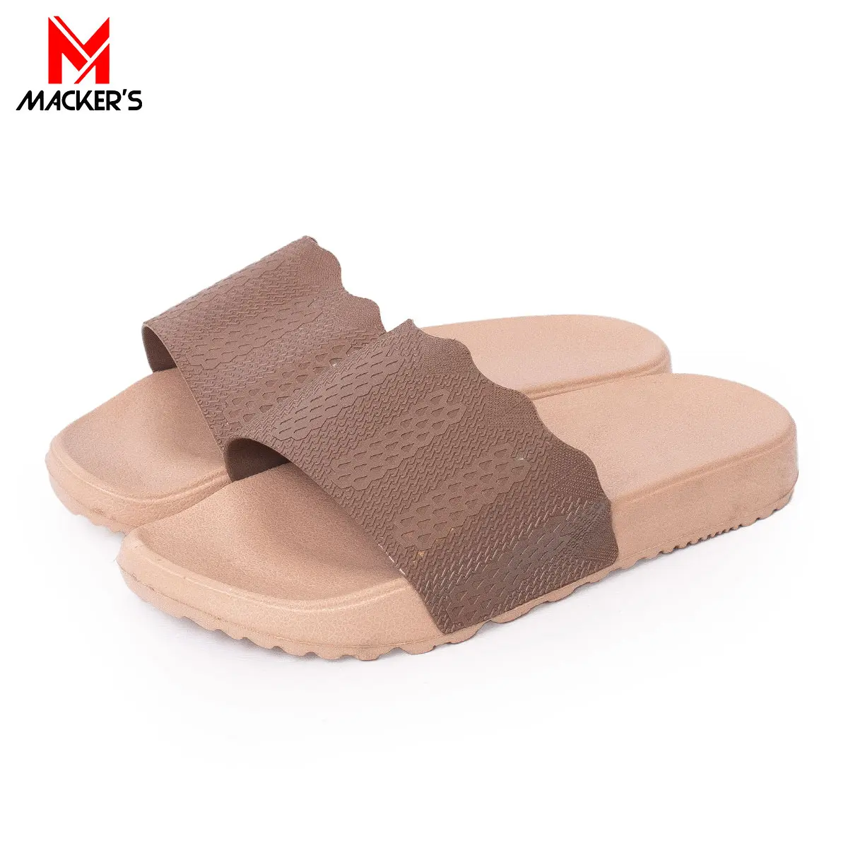 [MACKER'S] 2321 Sandal Wanita Anti Slip Sandal Slop Wanita Ringan Empuk Bahan Karet gelombang