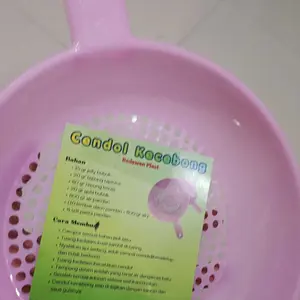 Cetakan Cendol Kecebong Saringan Dawet Ayu Plastik Food Grade Murah Praktis Manual Diameter 20 cm