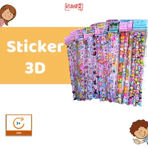 Sticker 3D Sticker Timbul Mainan Tempel Anak Karakter