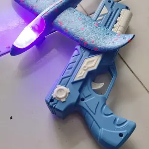 igoods.rose Mainan Terbang Luar Ruangan Anak-anak/Mainan Pesawat Busa/Mainan Luar Ruangan Pesawat Berlampu