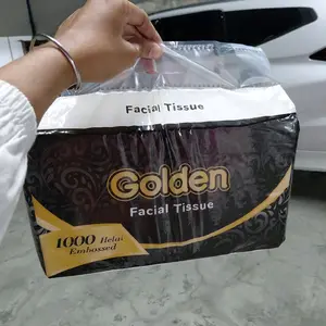 Tisu wajah golden 1000 helai - tisu halus lembut