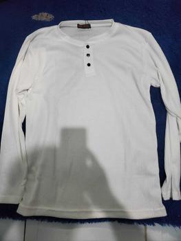 Product Review of KAUS KANCING WAFFLE LENGAN PANJANG PRIA MODEREN TERBARU Baju Hitam from s**u B**a 0
