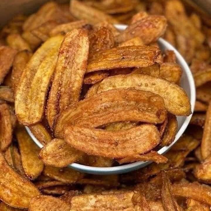 Chuối sấy mè gừng thơm ngon giòn NATURE FOOD Snack Ăn Vặt