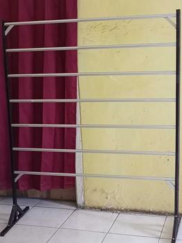 Product Review of Rak Display pipa pvc dan pipa pcv tebal untuk Penyimpanan Kerudung, Hijab, Syal, Selendang, dan Kertas Kado di Toko atau Rumah Aluminium from h**d z**l 0