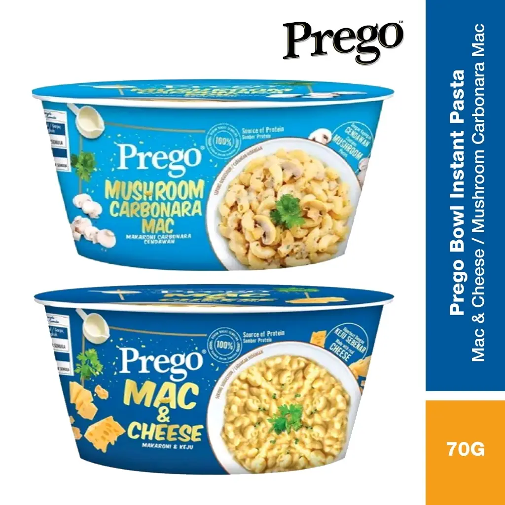 Prego Mac & Cheese | Mushroom Carbonara Mac Pasta Halal