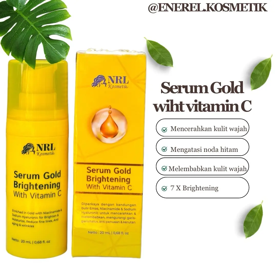 NRL SERUM GOLD Mencerahkan Wajah