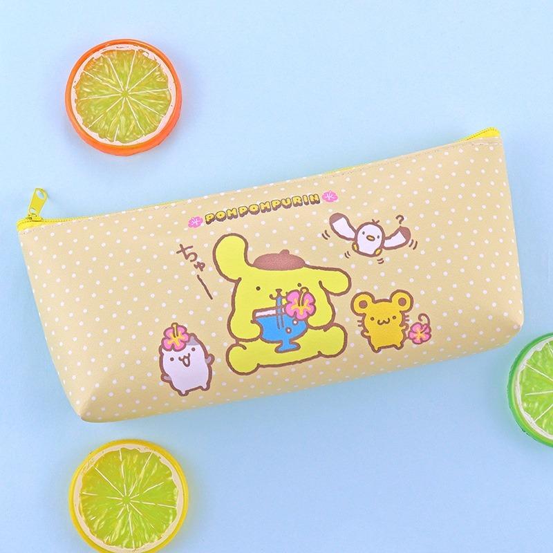 Product Introduction of Cartoon pencil case PU single-layer stationery bag student stationery 11