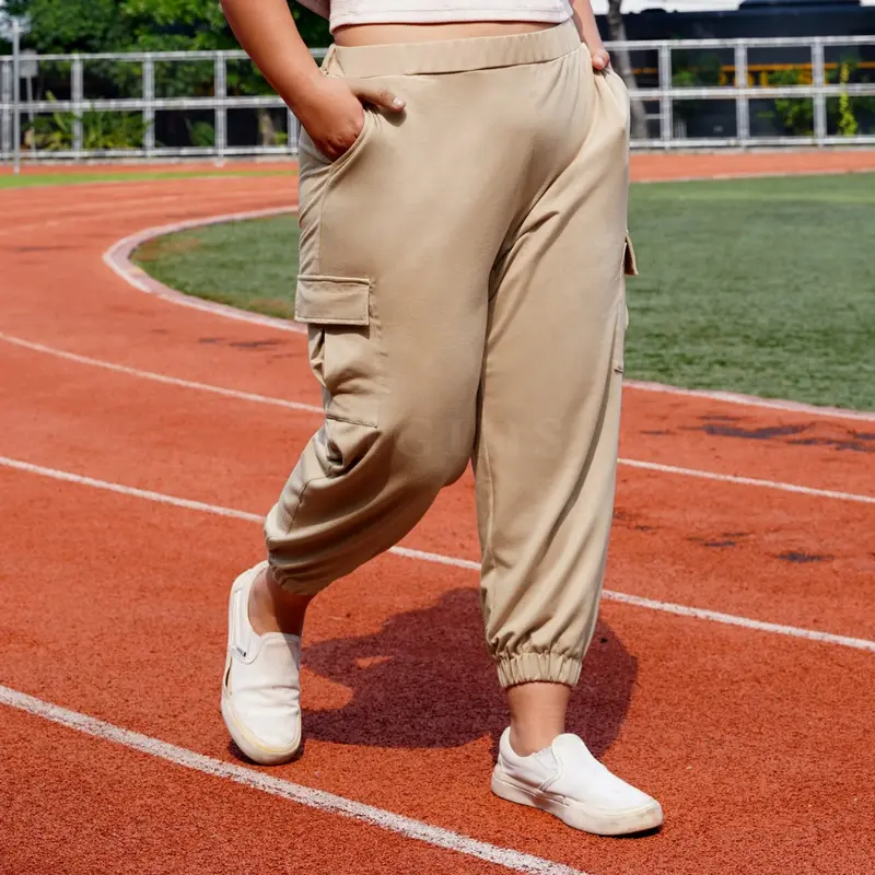 Bigins - Leo Jogger Cargo Pants/Jogger Pants Wanita/ Celana Sport/ Celana Olahraga - JLP013 2