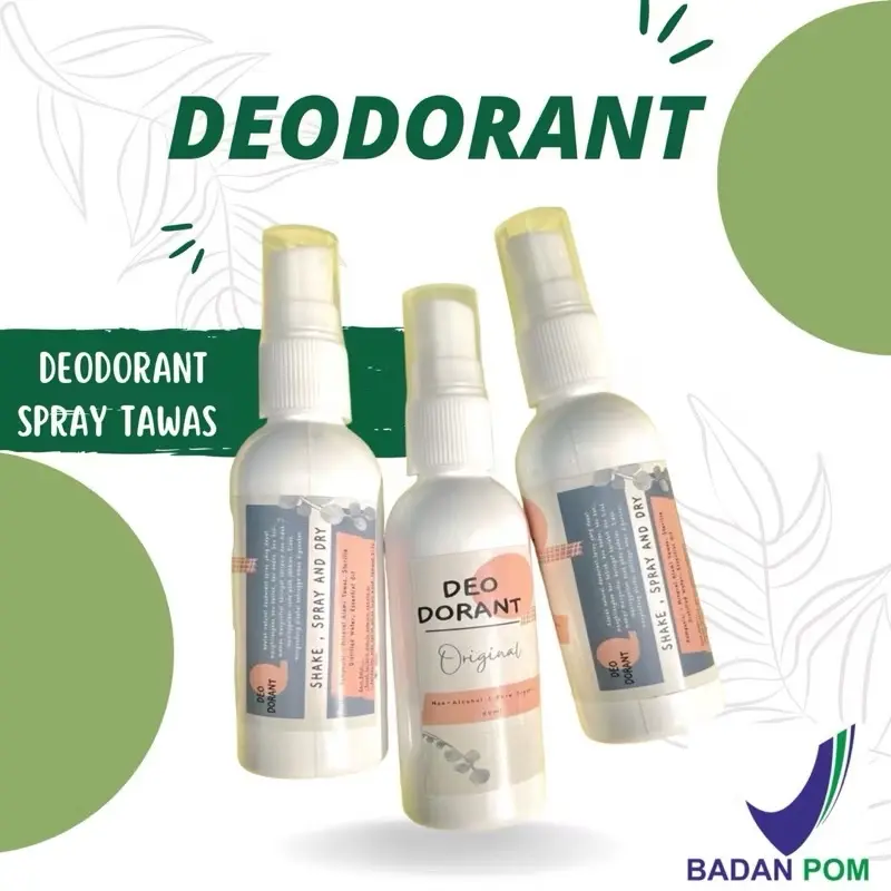 Deodorant Spray Tawas 60ml - Deodoran Semprot Ketiak Bau