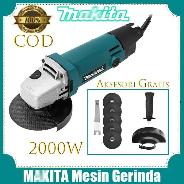 Mesin Gerinda Angle Grinder Mesin Gerinda Tangan Listrik Gerinda sudut portabel Mendukung pembayaran saat barang diterima