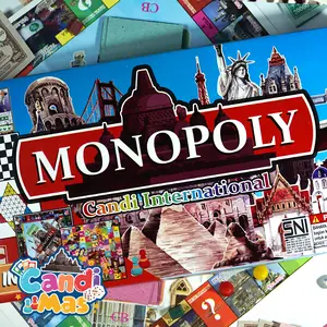 MONOPOLI 5 IN 1 LIMA PERMAINAN CANDI MAS CANDI INTERNASIONAL MAINAN TRADISIONAL KELUARGA Ular Tangga Catur Ludo Halma Monopoli