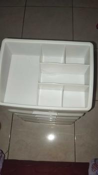 Product Review of Rak Kosmetik 5 Susun Laci Tarik Organizer Meja Rias Kamar Storage Serbaguna Plastik Putih Aesthetic Bagus from D** ** 2