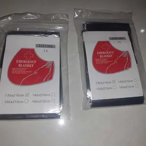 Selimut Darurat C1307 Emergency Blanket Thermal Aluminium Portabel Ringan Anti Air Hangat Musim Dingin Perlengkapan Survival Outdoor Bencana Gempa