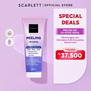 SCARLETT Peeling Gel Peeling So Good Perawatan Wajah Eksfoliasi Ringan untuk Sensitive Skin [ Scrub Wajah ]  AHA BHA PHA dan Centella Asiatica