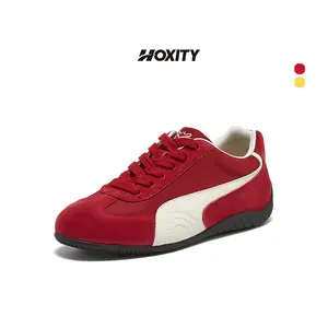 Hoxity -Fay Sepatu Sneakers Wanita  korean style original casual shoes fashion Balap kulit - HD001