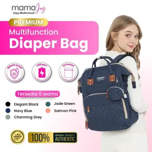 Mamajoy Tas Bayi Premium | Tas Bayi Multifungsi Diaper Bag Ransel Perlengkapan Newborn